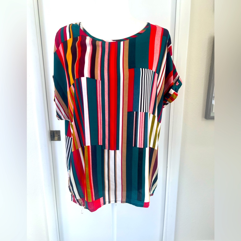 Shein Multi Colored Blouse